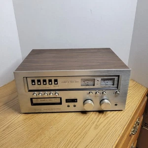 Lettore Tape Deck Stereo 8 Tracce Thomas Modello 2000 Vintage Funzionante - Foto 1 di 7