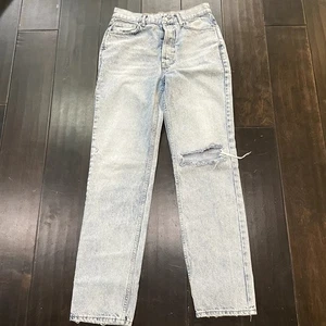 Free People We The Free Classic Straight Denim Blue Jeans Women's Size 27 - Picture 1 of 3