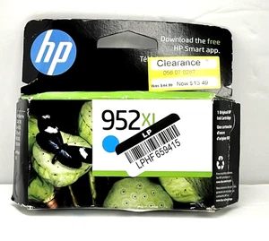 Oryginalny wysokowydajny wkład atramentowy HP 952XL cyjan L0S61AN Exp. Listopad 2025. - Zdjęcie 1 z 7