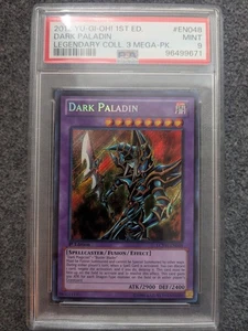 YUGIOH DARK PALADIN SECRET RARE 1ST EDITION#LCYW-EN048 PSA 9 MINT - Picture 1 of 2