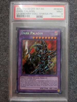 YUGIOH DARK PALADIN SECRET RARE 1ST EDITION#LCYW-EN048 PSA 9 MINT - Image 1 of 2