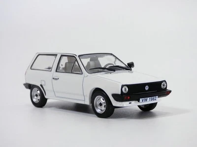 VOLKSWAGEN POLO II coach blanc 1/43 VW Steilheck 1982 86c - Immagine 1 di 4