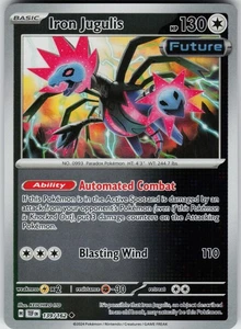 Pokemon Iron Jugulis 139/162 SV05: Temporal Forces NM Reverse Holo card - Picture 1 of 2