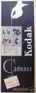 PUBLICITÉ DE PRESSE 1953 KODAK CADEAUX - Imagen 1 de 1