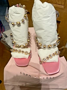 ZAPATOS DE AGUJA SOPHIA WEBSTER ROSALIND GEMA DAMAS, TALLA UK 8. BODA EU 40,5 - Imagen 1 de 4