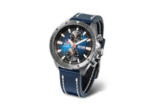 Vostok Europe Almaz Quartz Watch, Blue, 47 mm, Chronograph, 6S11-320A675-L-BL - Picture 1 of 2