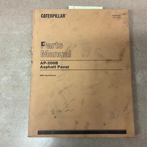 CAT Caterpillar AP-200B PIEZAS MANUAL LIBRO CATÁLOGO LISTA ASFALTO PAVIMENTO sn 2NK - Imagen 1 de 4