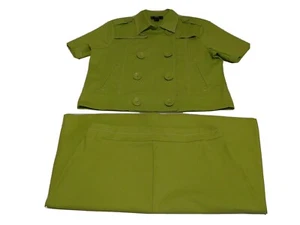 MG Originals Lime Green Size 14 Stretch Skirt Set - Picture 1 of 10