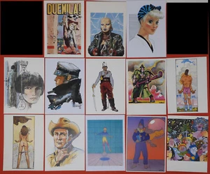 AUTORI VARI -  13 CARTOLINE L'AUTORE E IL FUMETTO - Picture 1 of 1
