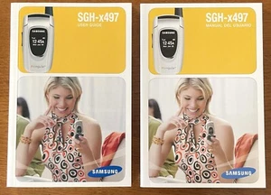 Samsung Cingular SGH-x497 Guides d'utilisation Version anglaise et espagnole - Photo 1 sur 2