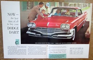 1960 Dodge Dart Phoenix Original Color Centerfold Ad - Picture 1 of 1