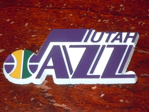 UTAH JAZZ Vintage Old NBA RUBBER Basketball FRIDGE MAGNET Standings Board Cover