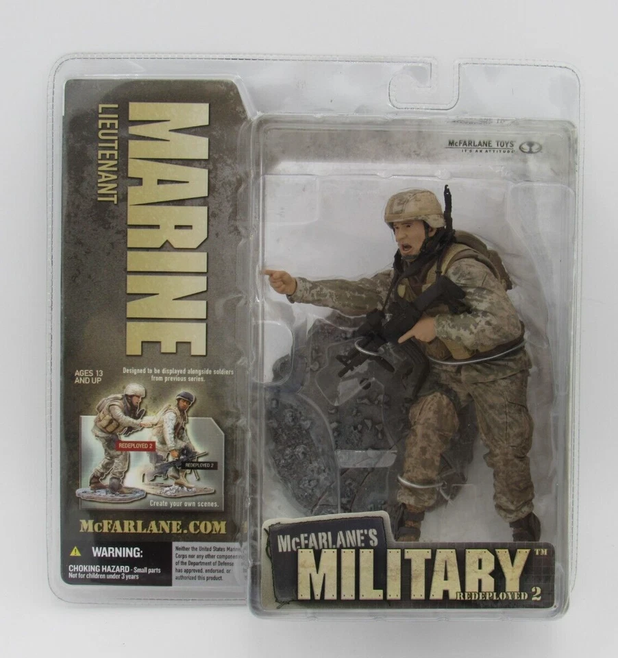 Military Redeployed Series 2 Marine Lieutenant Action Figure McFarlane Toys