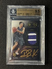 DEVIN BOOKER BGS 9.5 2015-16 PANINI NOIR 241 ROOKIE PATCH AUTO GOLD RPA /99 READ