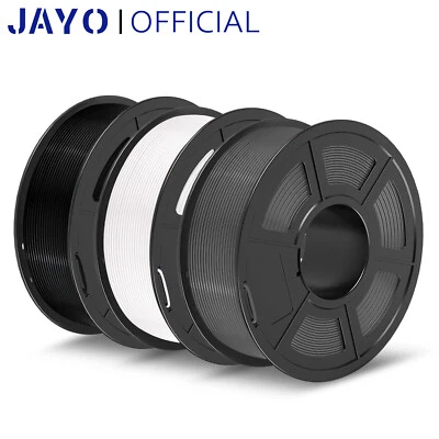 SUNLU 3KG JAYO PLA+ Negro Blanco Gris 1,75mm Impresora 3D Filamento 1,1KG No frágil