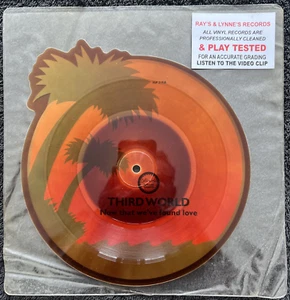Third World – Now That We've Found Love 7'' PICTURE DISC 1985 TESTED VG+ VIDEO - Picture 1 of 4