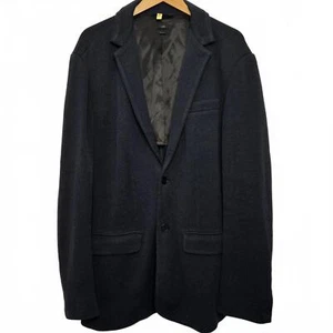 Blazer John Varvatos Para Hombre Abrigo Deportivo Grande Azul Lana Informal - Imagen 1 de 12