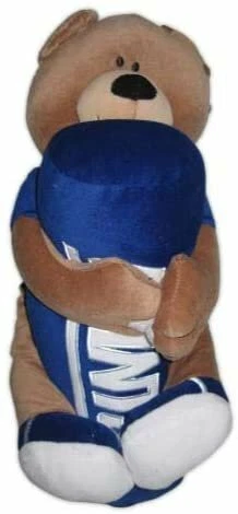 New York Giants Roll Pillow & Plush Bear Mascot Cover