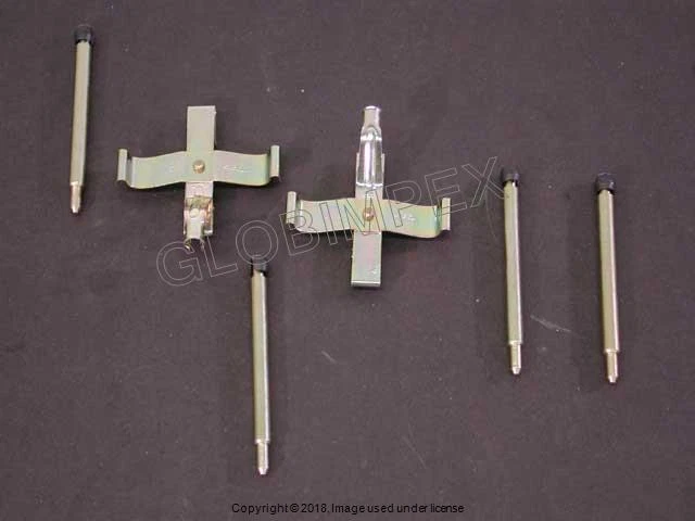 PORSCHE 911 (1984-1989) Kit de herrajes de pastillas de freno (piezas de montaje) TRASERO OEM Foto 1 de 1