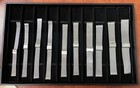 Konvulut 10 X EDELSTAHL MELANESE BAND VERSCHIEDENE GRÖSSE 14 BIS 24MM SORTIERT