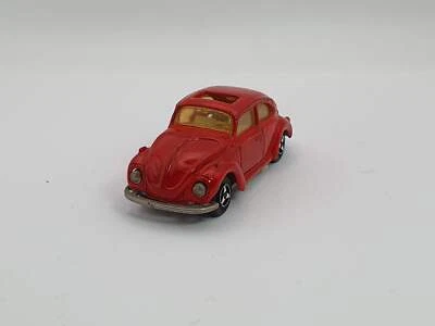 Volkswagen Maggiolino Majorette 1/60 Rosso - Immagine 1 di 4