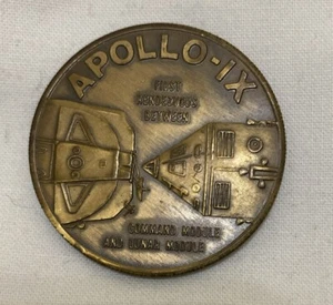 Apollo -IX 1 1/2" oder 37mm Gedenkmünze im 3.-13. März 1969 - Bild 1 von 2
