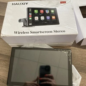 Hauxiy Wireless Smartscreen Stereo Apple Android Carplay 9" Digital Receiver/c - Picture 1 of 4