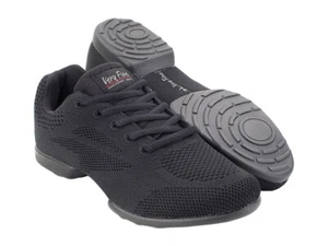 Men's Black Latin Dance Sneakers SalsaZumba Women's Practice Salsa Hip Hop 020 - Picture 1 of 21