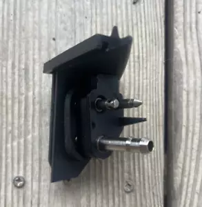 JOHNSON EVINRUDE 40 50 HP Fuel Gas Connector w/Mount Brkt '89-05 397444 438793 - Picture 1 of 4