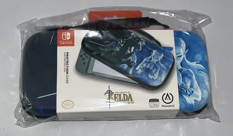The Legend of Zelda Breath of The Wild - Estuche de transporte Nintendo Switch - PowerA Foto 1 de 4