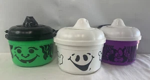 Vintage 1991 McDonalds Halloween Happy Meal McBoo,McGoblin & McPunk'n Buckets! - Picture 1 of 9