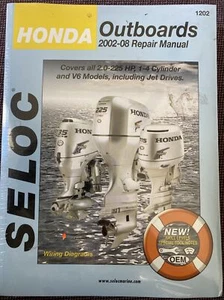 Seloc 1202 Honda Outboard Repair Manual 2002-08 - Picture 1 of 2