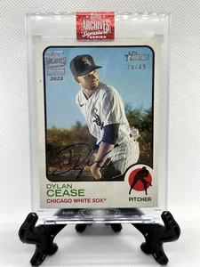 2023 Topps Archives Signatures DYLAN CEASE Auto Encased /69 White Sox - Picture 1 of 4