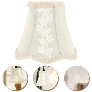 Fabric Lampshade Chandelier Fancy Lampshades Scalloped Victorian - Picture 1 of 11