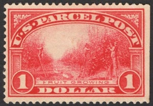 US # Q12 *MINT OG H* { $1 PARCEL POST FRUIT GROWING } "SCARCE OF 1913 CV$ 250.00 - Picture 1 of 4