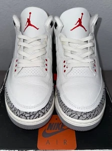 Jordan 3 Retro Mid White Cement Reimagined, Size 11.5m - (Used w/ Box & Laces) - Picture 1 of 13