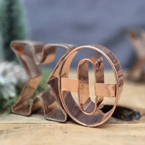 Copper  X & O Hugs and Kisses Cookie Cutters - choose size - Picture 1 of 19