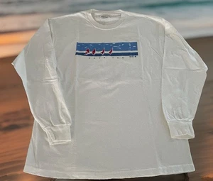 Vintage 1990s Hanes Beefy-T Cape Cod Birdie Long-Sleeve Graphic T-shirt Adult M - Picture 1 of 9