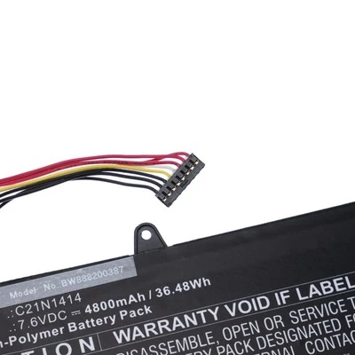 Akku für Asus F205TA-1A R209TA F205TA-1B X205TA-1B X205TA-1A F205TA 4800mAh 7,6V - Bild 1 von 2