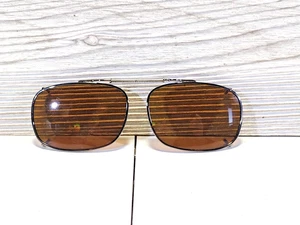 Metal Frame Polarized Lens Clip-on Sunglasses - Picture 1 of 4