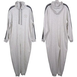 Fabletics Cozy Fleece Hooded Women’s XL Gray Heather Jumpsuit - Picture 1 of 18