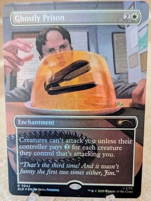 Magic Secret Lair X The Office - Ghostly Prison - From Dwight's Destiny Foil MtG - Image 1 of 2