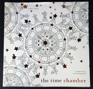 THE TIME CHAMBER ILLUSTRATOR DARIA SONG MAGICAL STORY & COLORING PAPERBACK BOOK - Picture 1 of 11