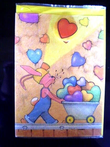 Biglietto di auguri 4 pezzi con BOTTONE CUORE - Un tesoro come te non salirò mai più! - Foto 1 di 3