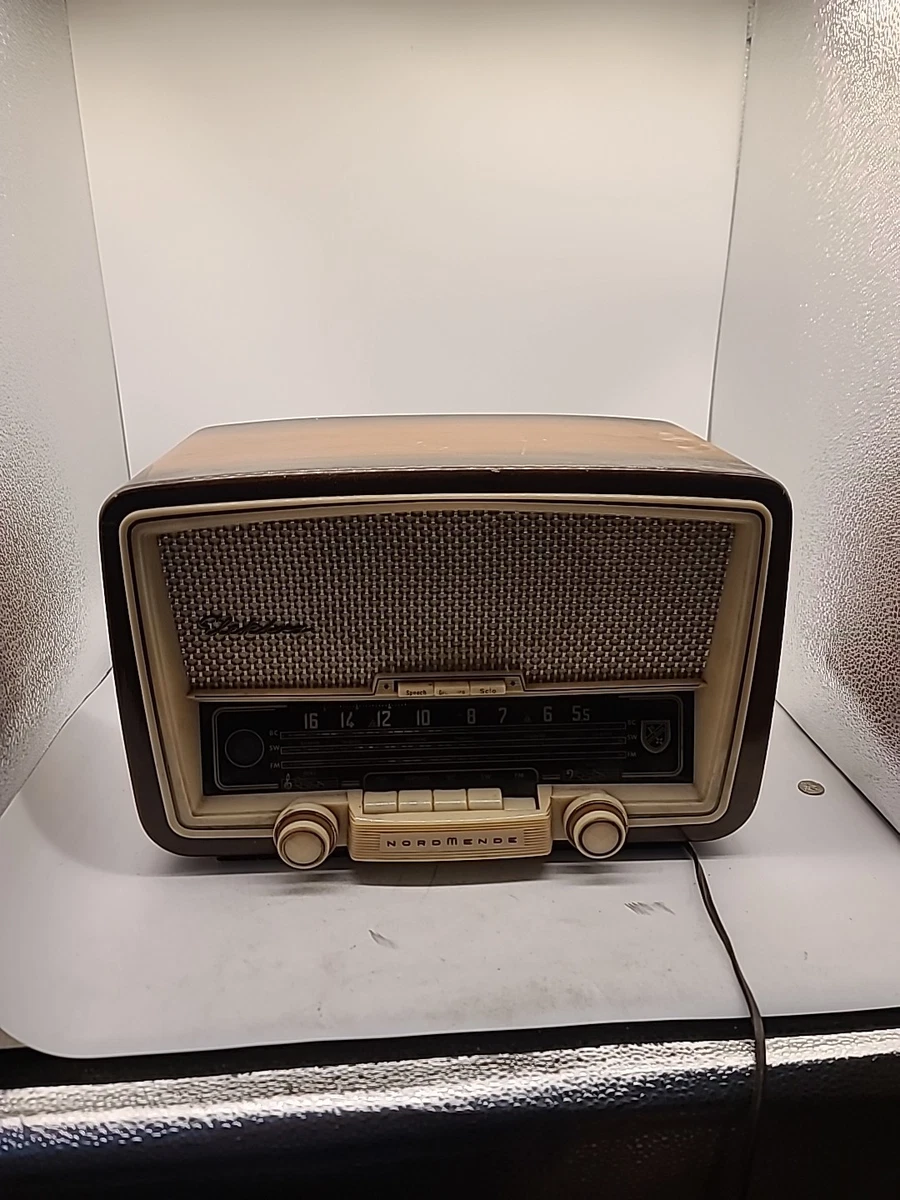 Vintage Nordmende Radio Indiana Collectible Tube Radios 1950-1959