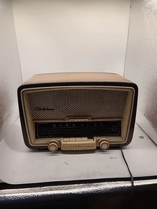 Radio d'epoca a valvole Nordmende Sterling Elektra 58 USA W Germania alta fedeltà funziona - Foto 1 di 10