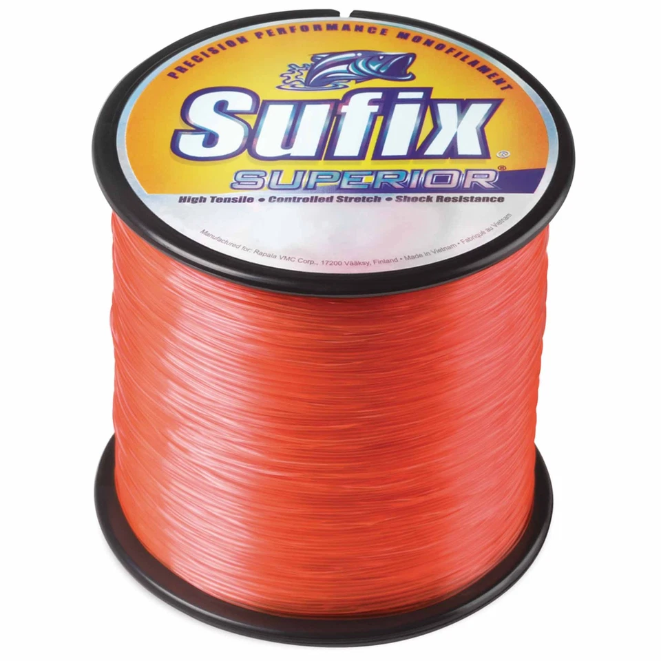 Sufix Superior Monofilament Fishing Line, 1/4 lb Spool, Pick Color & Line Class - Image 1 of 1