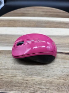 Microsoft Wireless Mobile Mouse 3500 (Model 1571) – Pink – 2.4GHz USB Wirele - Picture 1 of 6