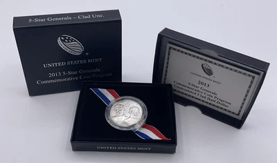2013-W 5 Star General Silver Dollar Eisenhower-Marshall Commemorative Uncir Coin - Image 1 of 4