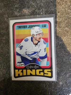 2024-25 O-Pee-Chee Retro Base Tanner Jeannot Card# 221 - Image 1 of 2
